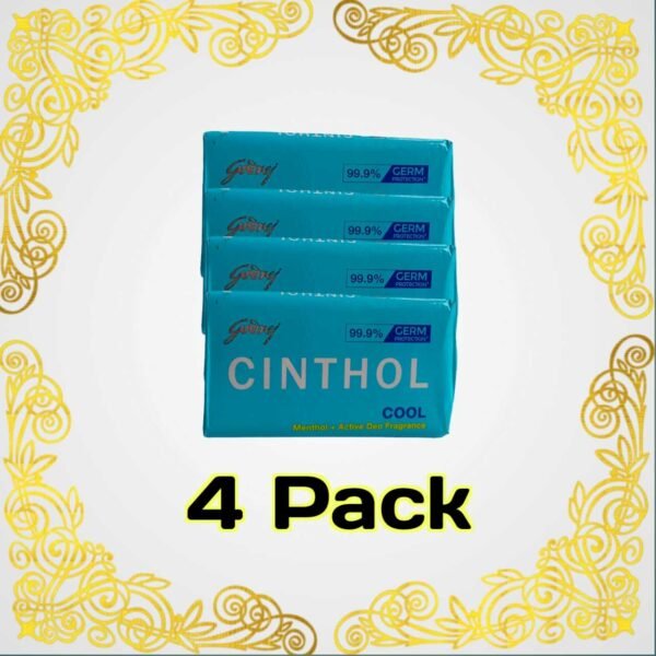 Cinthol Cool Menthol+Active Deo Fragrance, Pack of 4