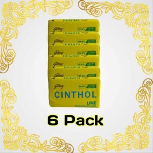 Cinthol Lime Refreshing Deo Soap, Pack of 6