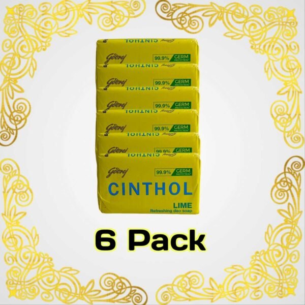 Cinthol Lime Refreshing Deo Soap, Pack of 6
