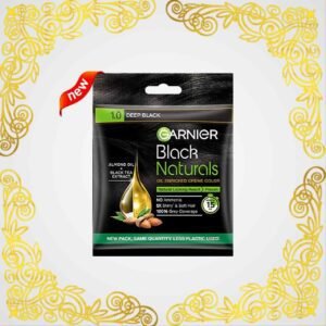 Garnier Black Naturals Oil Enriched Creme Color, 1.0 Deep Black