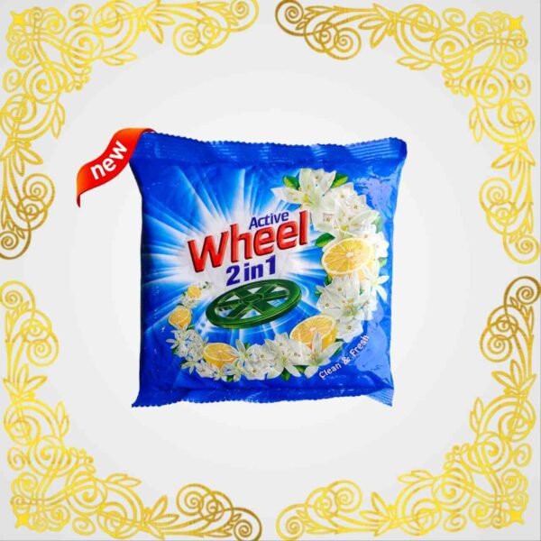 Active Wheel 2 in 1 Detergent Powder (500g)