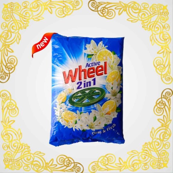 Active Wheel 2 in 1 Detergent Powder (1 kg)