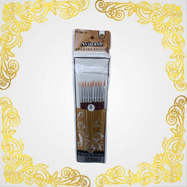 Avinash Drawing Brushes (0) Pack of 10 Pcs.