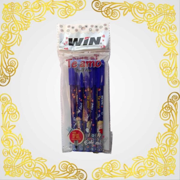 Win Teamo Blue Ball Pen, Pack of 5 Pen