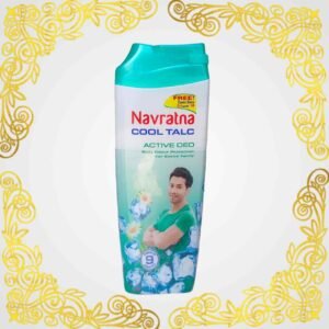Navratna Cool Talc Active Deo Powder (100g), Free Zandu Balm